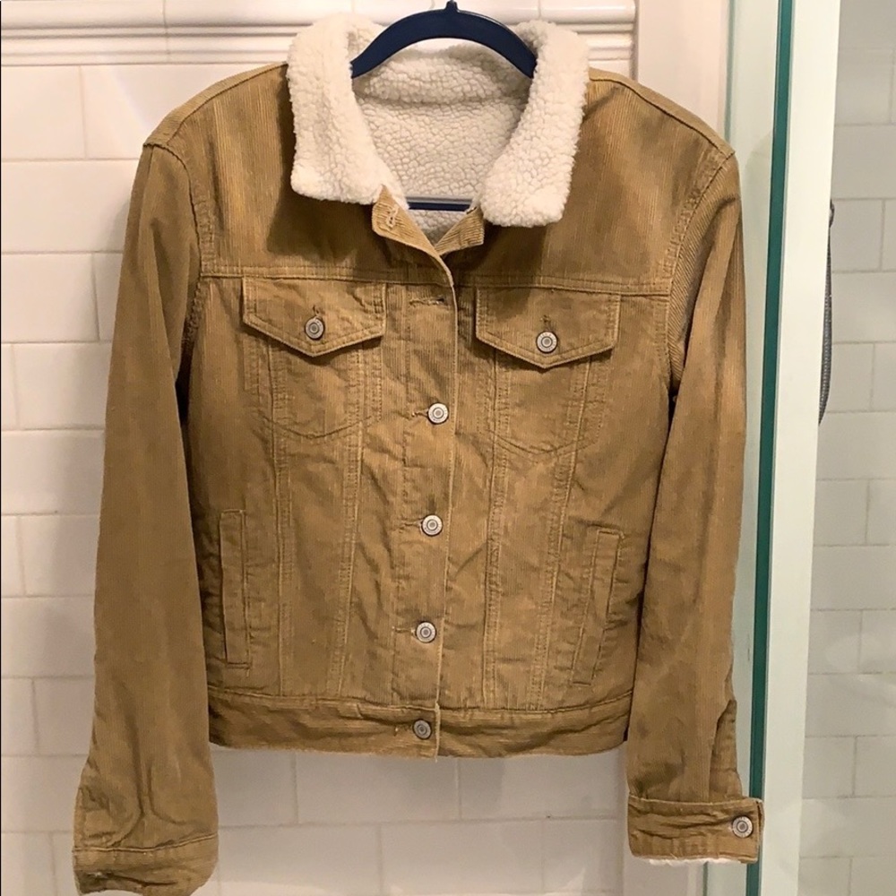 Fur Corduroy Jacket